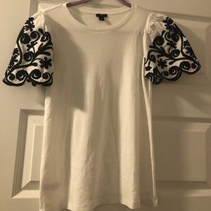 Ann Taylor Puffy Sleeve Dress Shirt